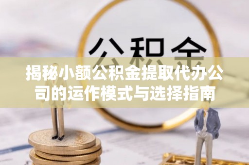 渭南揭秘小额公积金提取代办公司的运作模式与选择指南