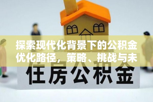 渭南探索现代化背景下的公积金优化路径，策略、挑战与未来展望