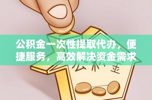 渭南公积金一次性提取代办，便捷服务，高效解决资金需求