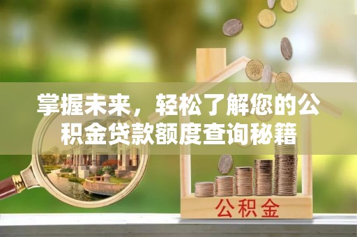 渭南掌握未来，轻松了解您的公积金贷款额度查询秘籍