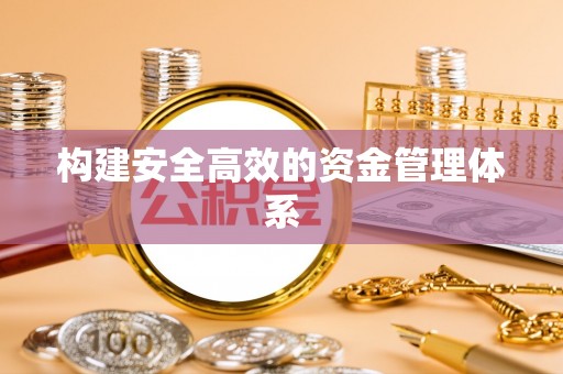 渭南构建安全高效的资金管理体系