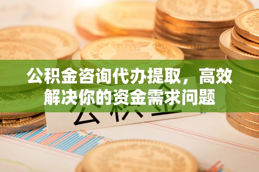 渭南公积金咨询代办提取，高效解决你的资金需求问题
