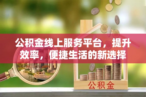 渭南公积金线上服务平台，提升效率，便捷生活的新选择
