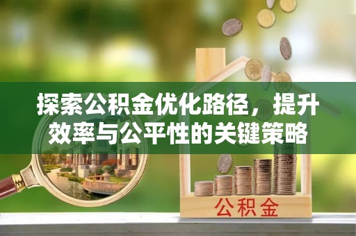 渭南探索公积金优化路径，提升效率与公平性的关键策略