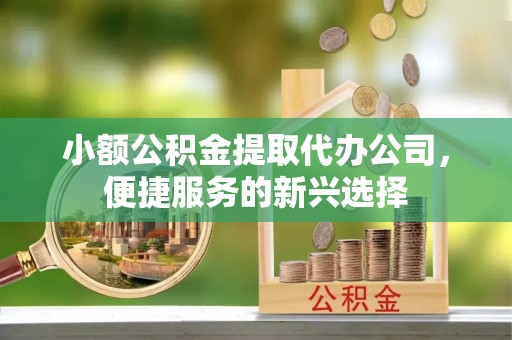 渭南小额公积金提取代办公司，便捷服务的新兴选择