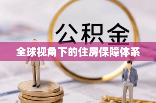 渭南全球视角下的住房保障体系