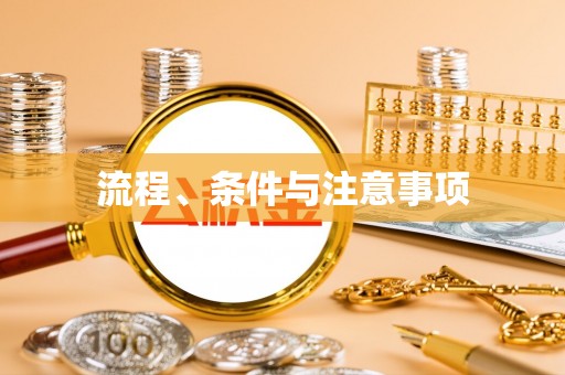 渭南流程、条件与注意事项